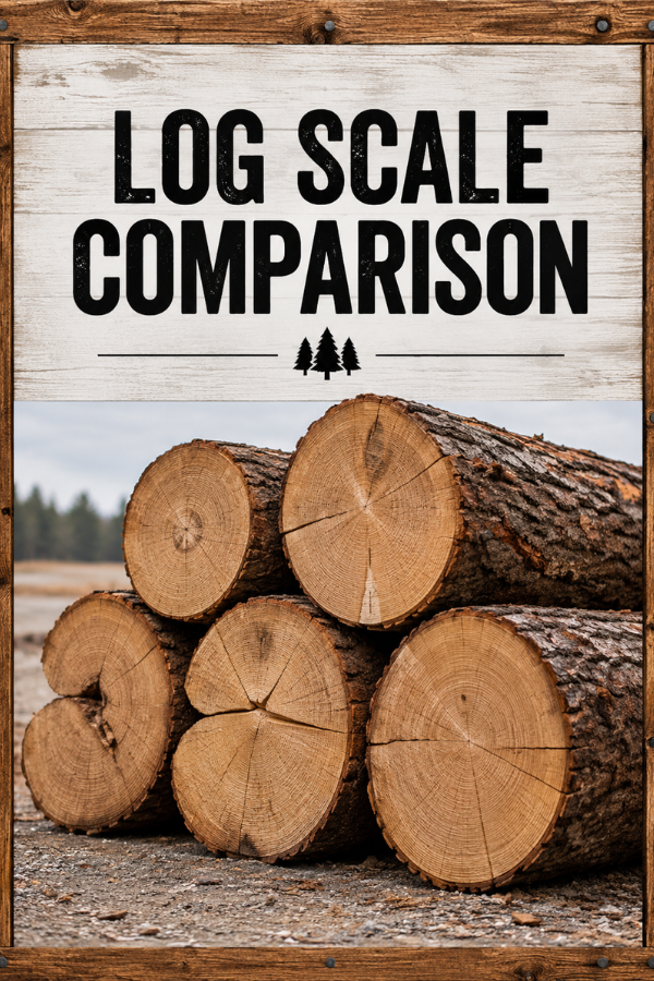 log scale comparison chart
