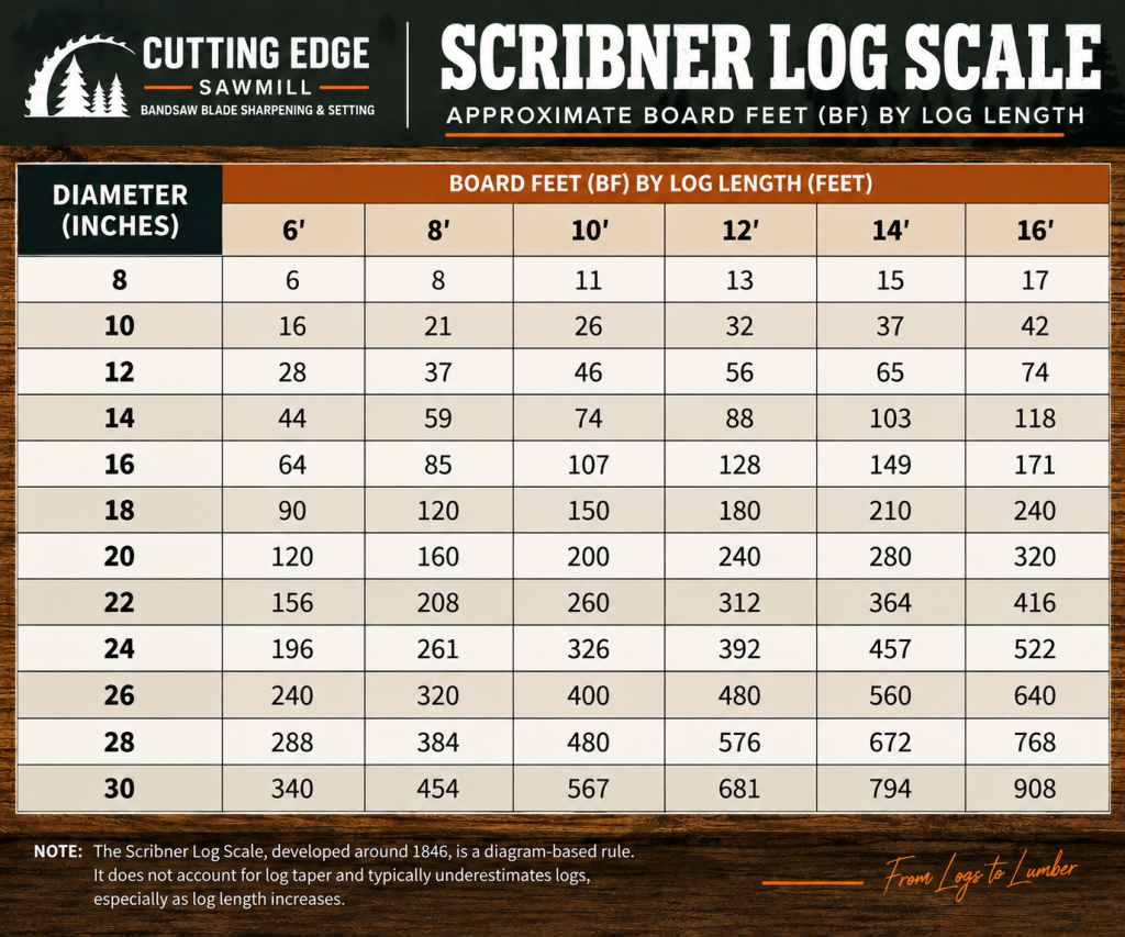 Scribner Log Scale