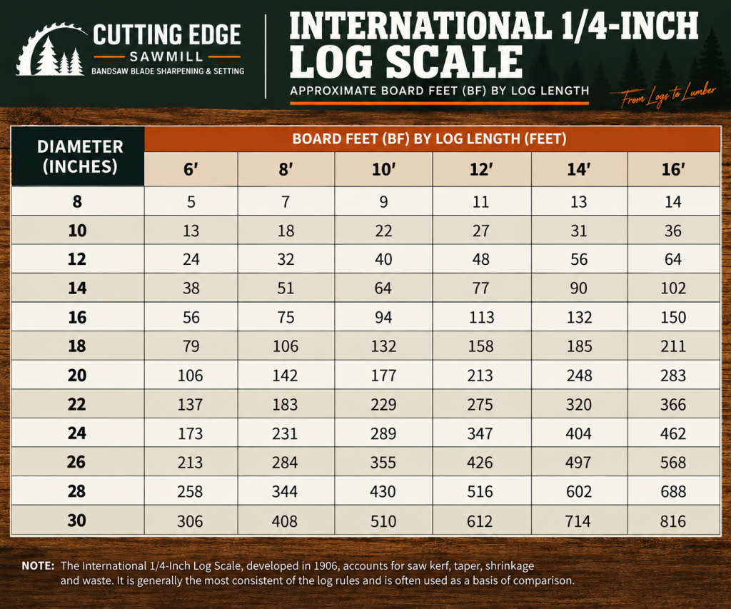 International Log Scale